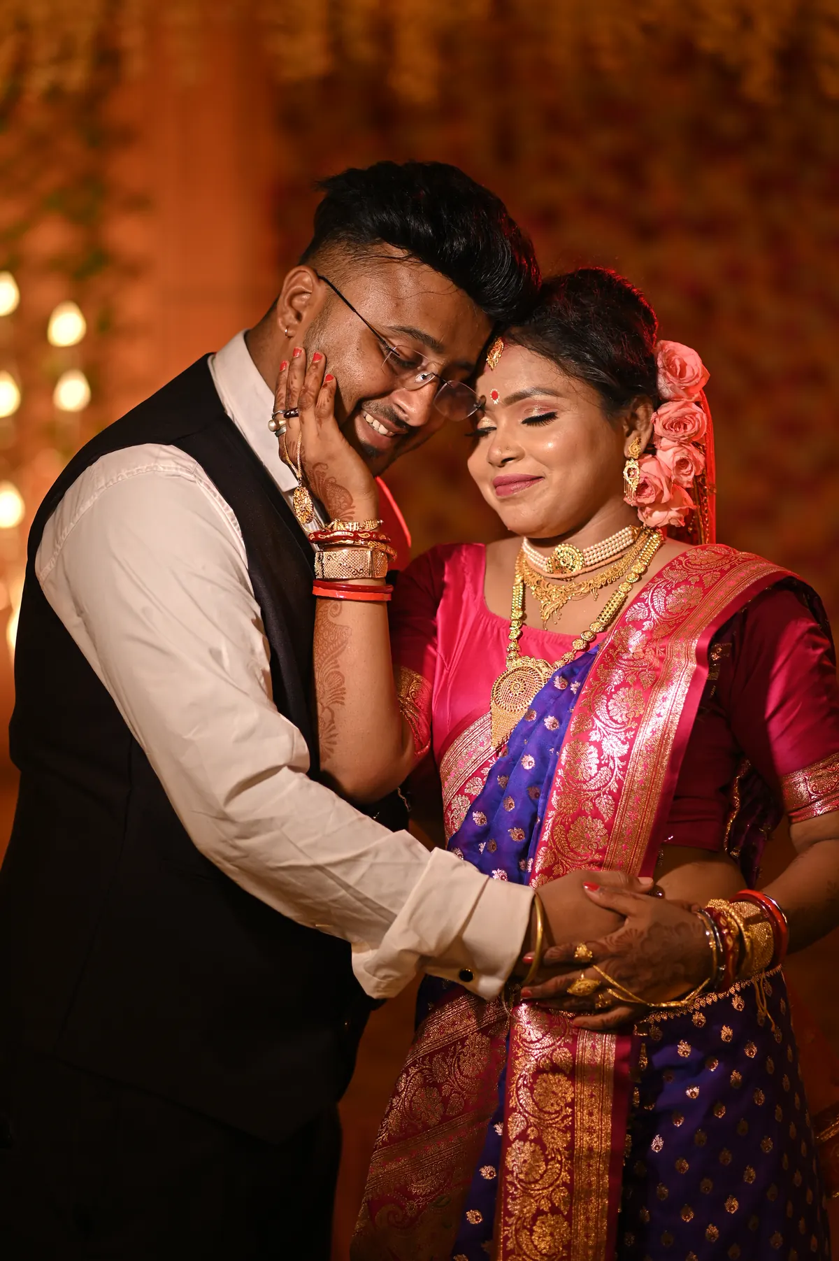 Bridal portrait elegant Candid Clicks Asansol