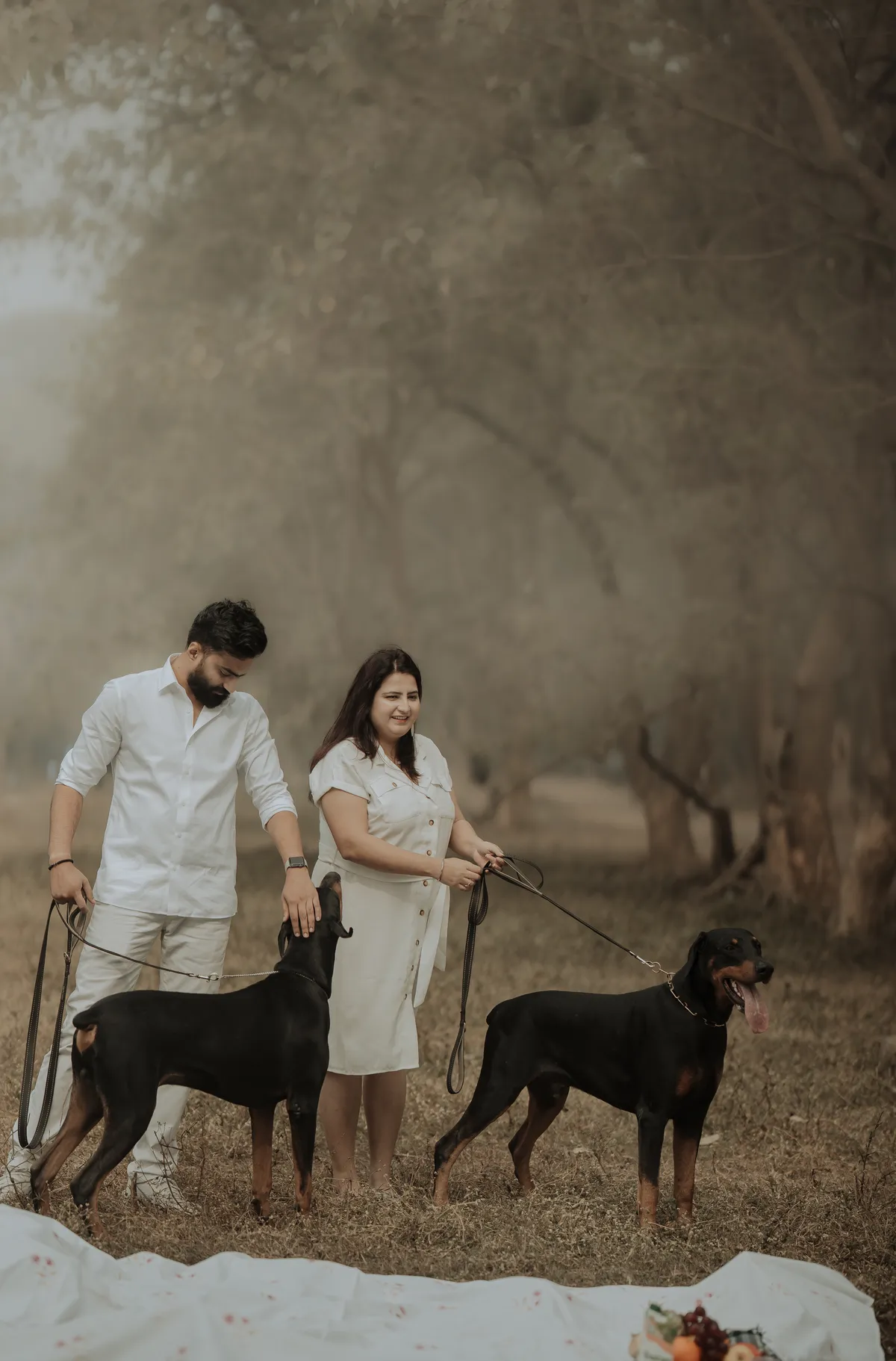 Couple photography with dog Asansol